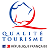 Qualité Tourisme : Logo Officiel République Française Logo Qualité Tourisme avec emblème tricolore stylisé et mention officielle République Française.